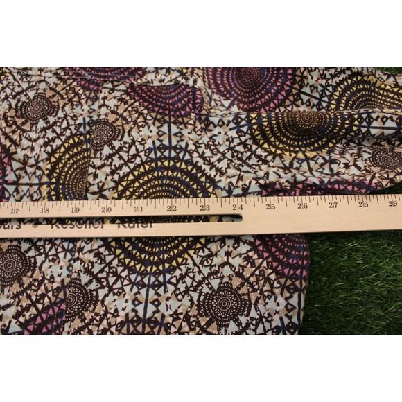 Bamboo Traders Button Up Shirt Women's 3X Cotton Geometric Artsy - Picture 4 of 5